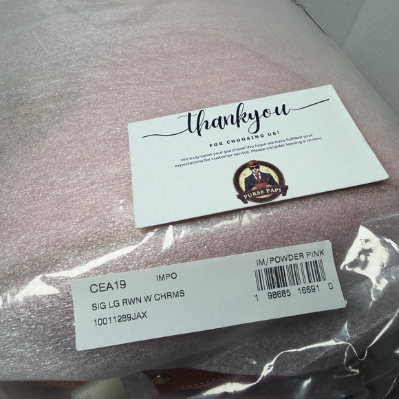 NWT 2026 Coach Powder Pink LARGE Rowan SAMEDAY SHIP CEA19 - Picture 3 of 4